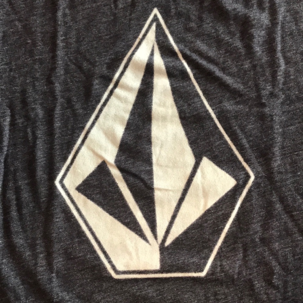 Volcom Men’s L Tri-Blend Charcoal Grey Tee